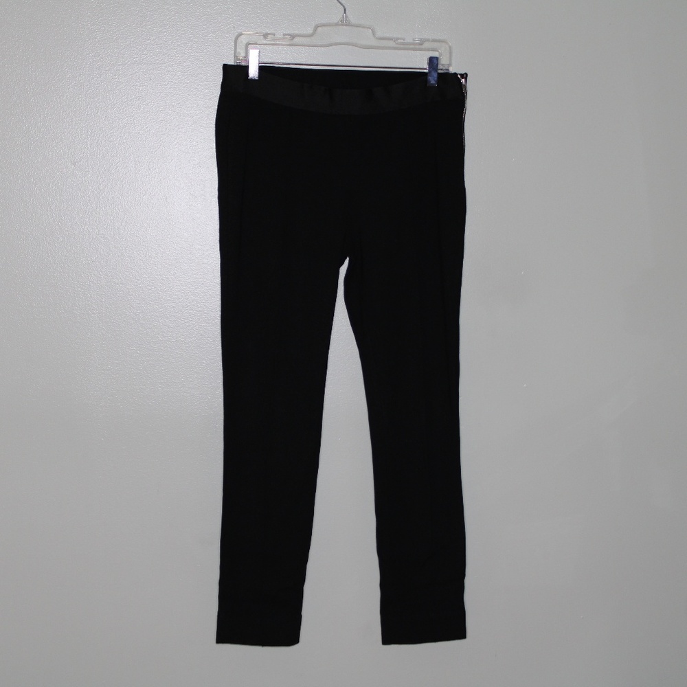 everlane women black zipper Viscose pant SZ 10